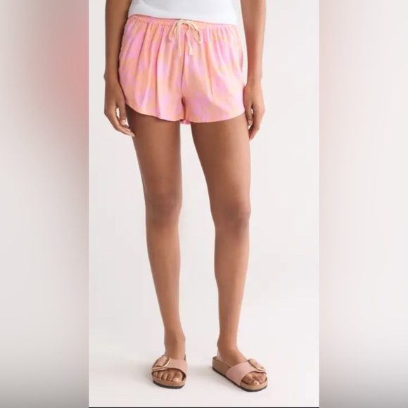 Billabong Pants - Billabong Pipe Line Shorts Floral Peach Large